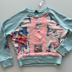 J crew women’s Upcycled recycled hoodie sweatshirt size xs NWT